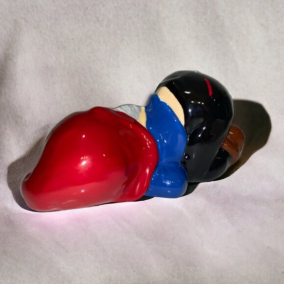 Ceramic Sleeping Gnome Garden Hand Painted Glazed Home Decor - Picture 3 of 6